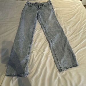 PacSun Low Rise Straight Blue Women's Jeans
